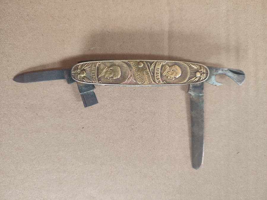 Malan Hertzog Strijdom Verwoerd Pocket Knife