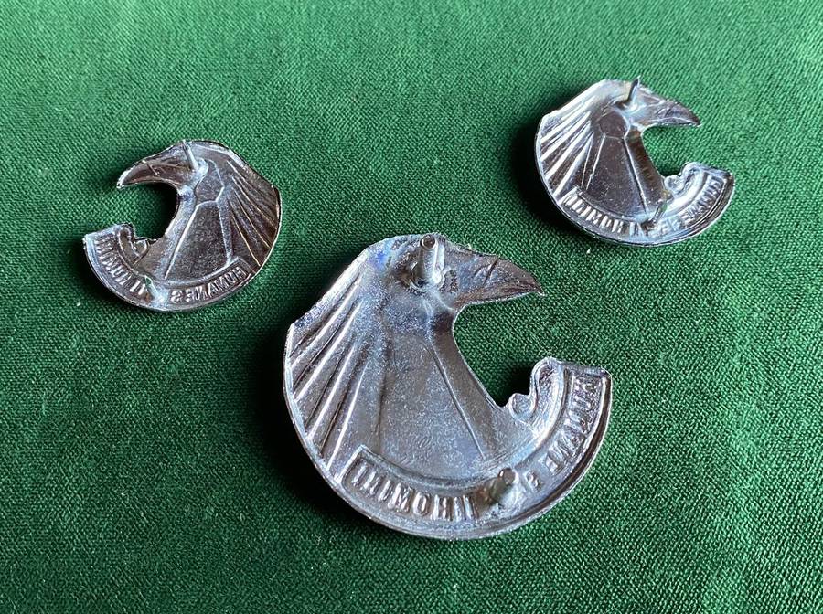 PERSONNEL SERVICES CORPS CHROMED CAP AND COLLARS-APPROVED IN 1980-LUGS + PINS INTACT