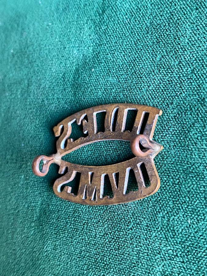UNION DEFENCE FORCE STAFF TITLE-WORN 1921-22-SCARCE- 2 LUGS
