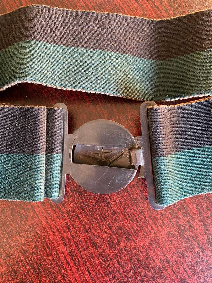 1ST COMMANDO REGT. (AUSTRALIAN SPECIAL FORCES) STABLE BELT-EXTENDED LENGTH 102CM-GOOD CONDITION