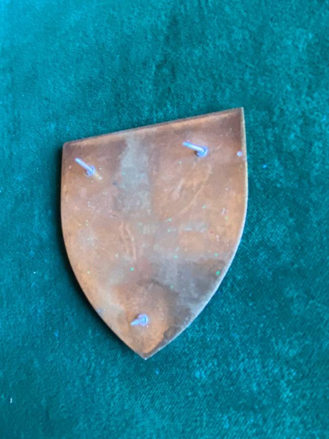 5 SA INFANTRY BN. 2ND ISSUE FLASH- 3 PINS-DARK GREEN TYPE