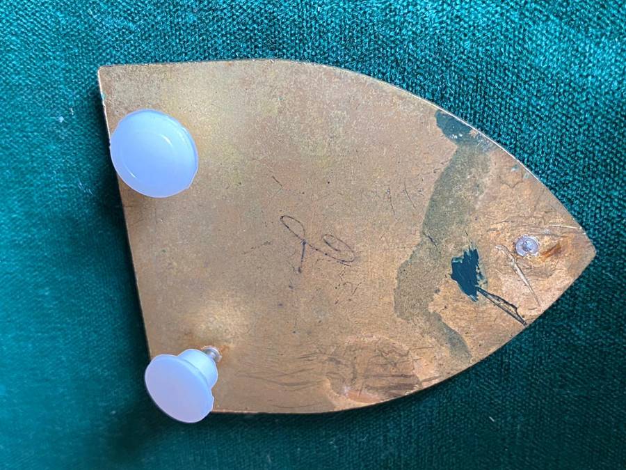 1 PARA SHOULDER FLASH-GOLD TYPE-2ND ISSUE-2 PINS