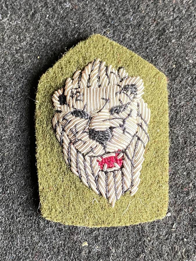 S.W.A.T.F. REACTION FORCE SENIOR OFFICERS BERET BADGE-NON STAFF QUALIFIED