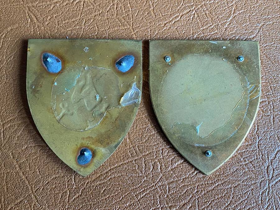 SA ARMY SIGNAL UNIT FLASH PAIR- NO PINS