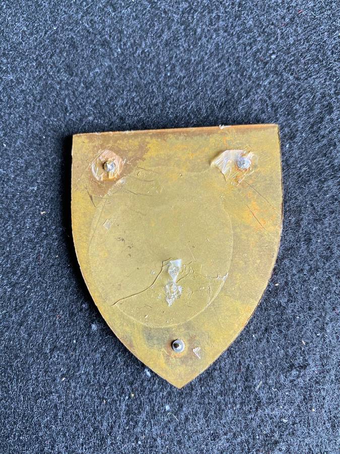 CHIEF OF STAFF PERSONNEL YELLOW TYPE FLASH- NO PINS-OWEN NO F 477