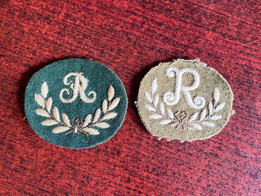 1ST CLASS RANGETAKER, LATER RANGETAKER AND POSITIONFINDER PROFICIENCY BADGES- WORN 1914-1960