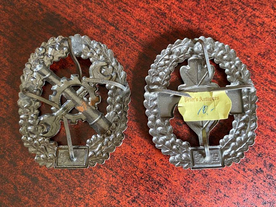 GERMAN BUNDESWEHR CAP BADGE- 2 SOLD TOGETHER