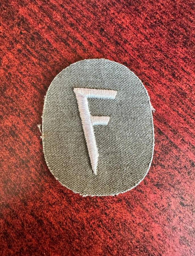 East German Patch for MDL Service Career Badge Combat Group Fire Worker