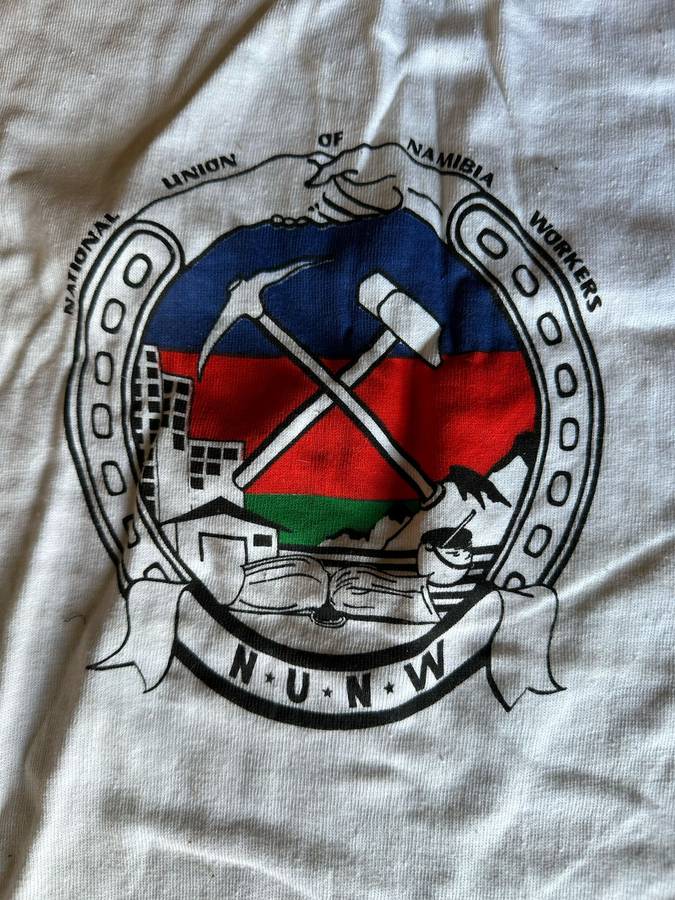 National Union Namibia T-Shirt - Size Medium - 1990's