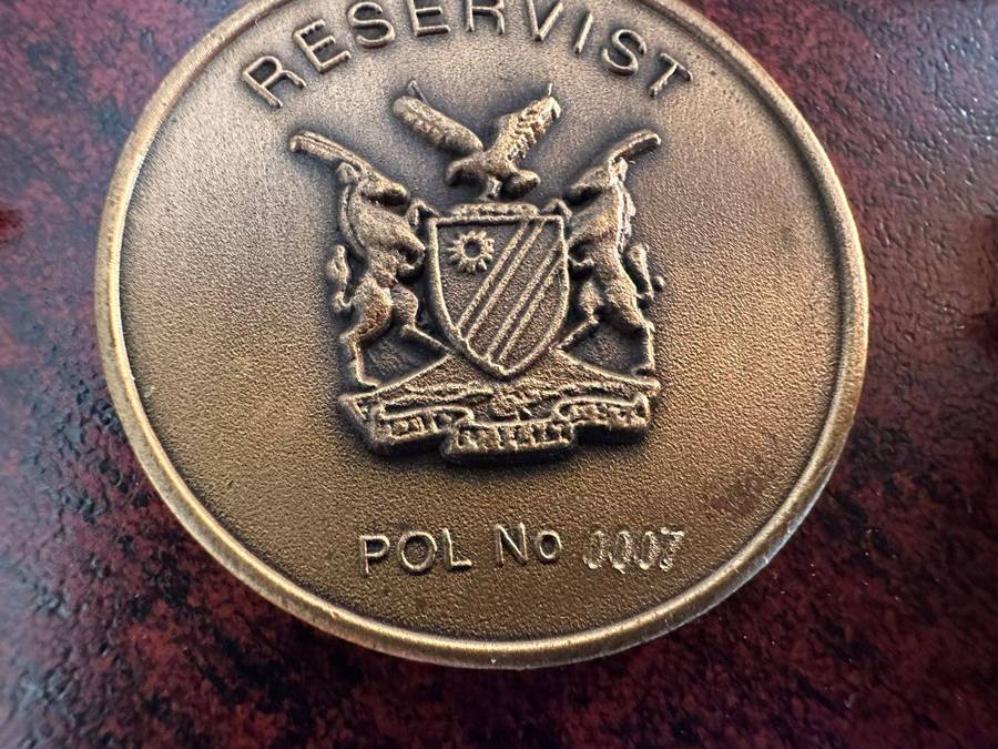 Following Namibian police medals. Full size all numbered 0007 (2003)Medals of honour,campaign,reserv