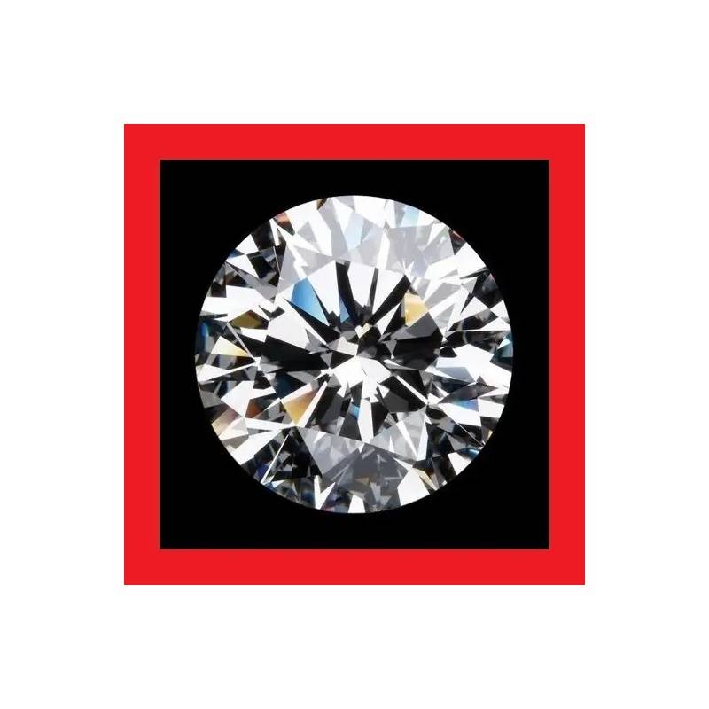 Diamond [Simulated] - Faceted Round Shape - 4.26cts