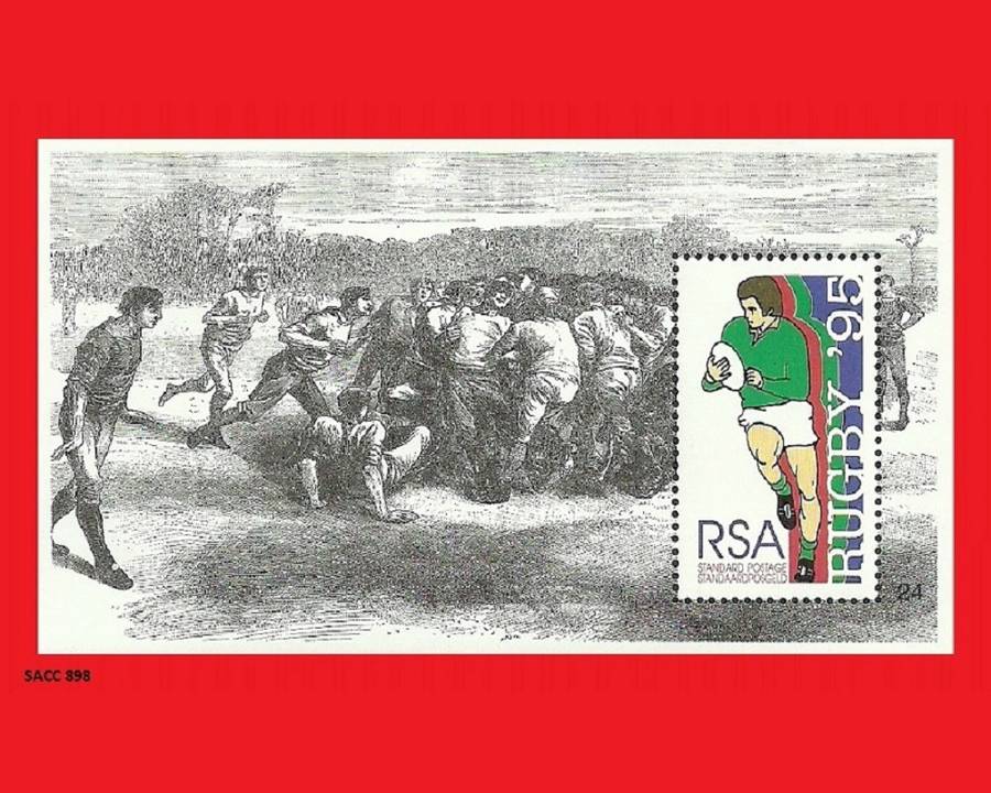 Rugby World Cup 1995 Mini Sheet SACC 898 1995/05/25