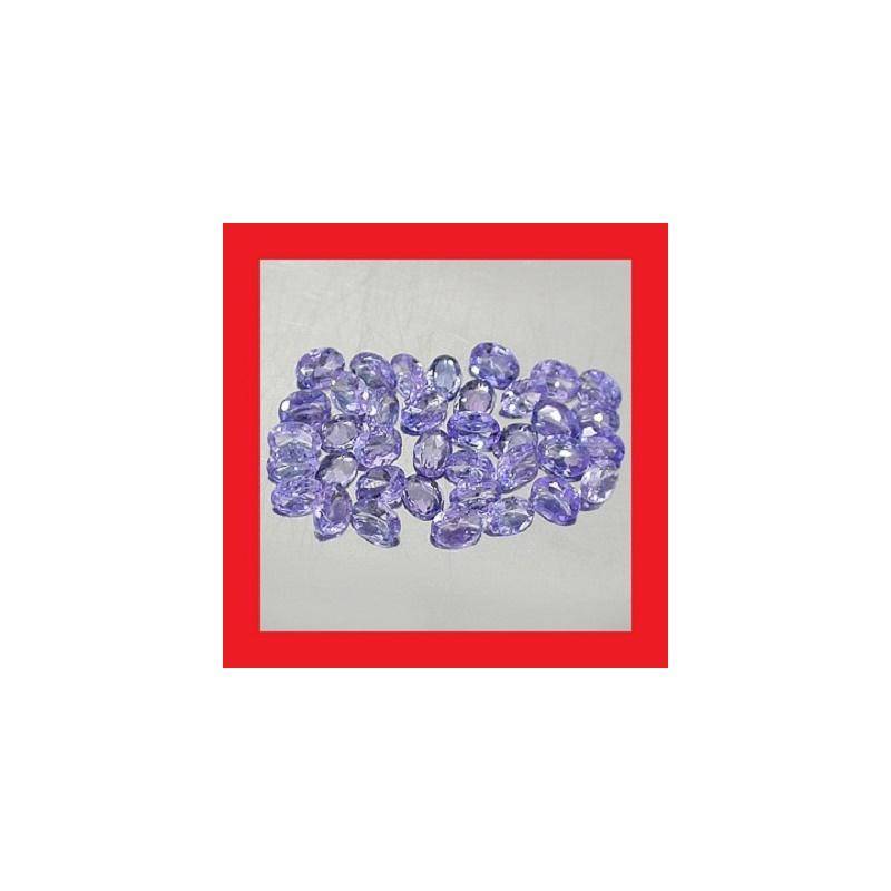 Tanzanite [Africa] - Faceted Oval Shape Parcel Of 37 - 4.92cts