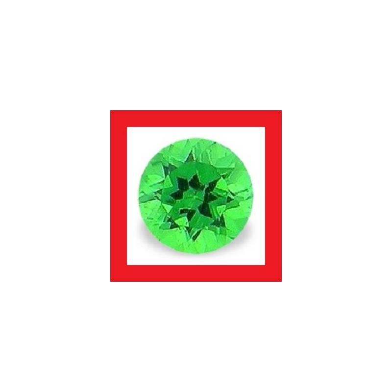 Tsavorite [Kenya, Africa] - Faceted Round Shape - 0.06cts