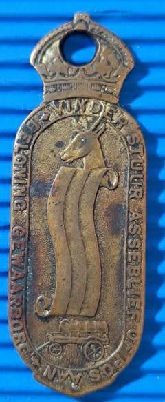 *** SA VINTAGE REWARD GUARANTEED KEYRING TOKEN - L MACKINTOSH FAIRVIEW ***