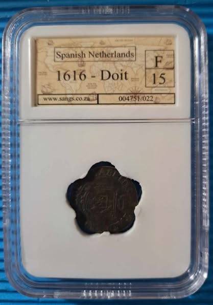 *** 1616 - SPANISH NETHERLANDS DOIT - SANGS F15 ***