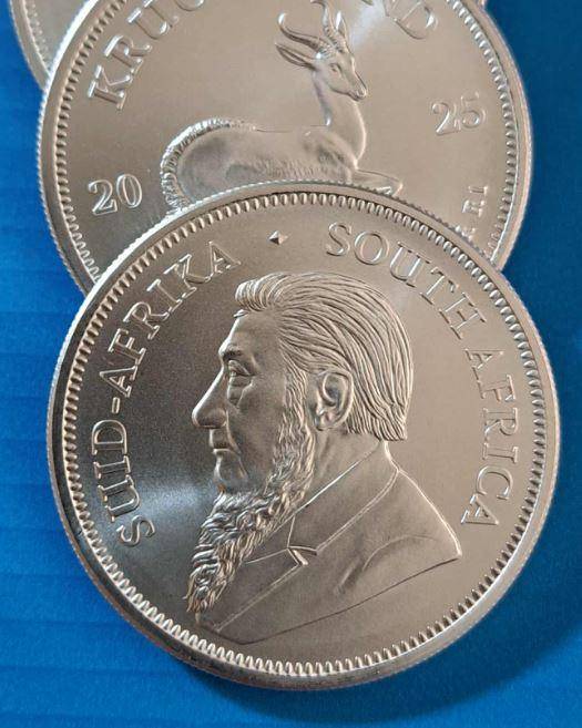 2025 SA Silver Krugerrand - 1 oz Fine Silver