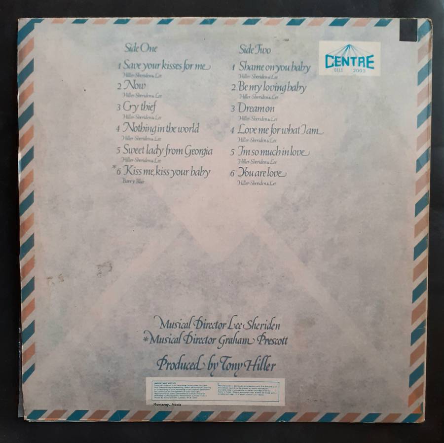 Brotherhood Of Man - Love And Kisses From Brotherhood Of Man LP Vinyl Record - Zambia Pressing