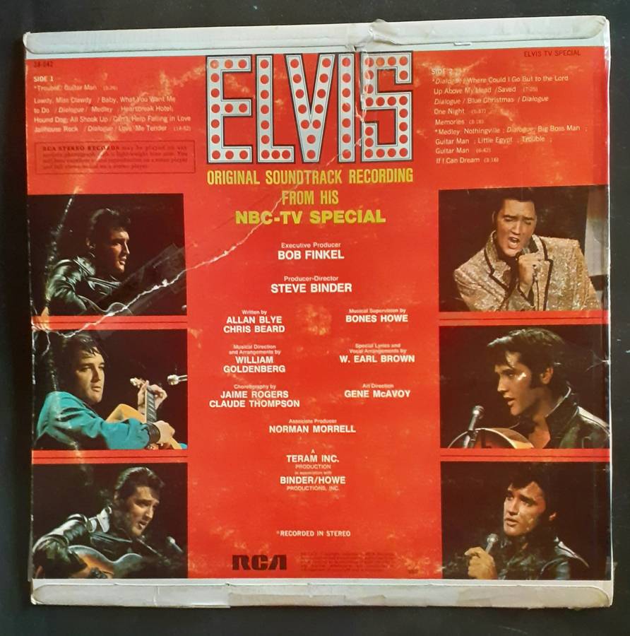 Elvis Presley - Elvis TV Special LP Vinyl Record