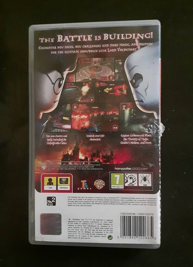 Lego Harry Potter Years 5-7 PSP Game