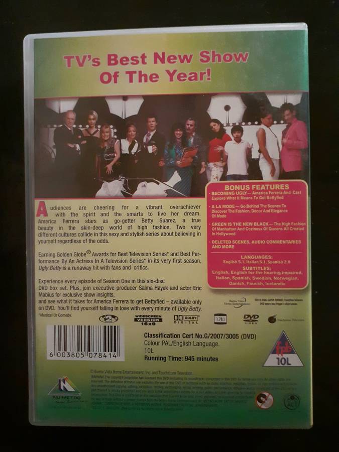 Ugly Betty - The Complete First Season (6 DVD Set)