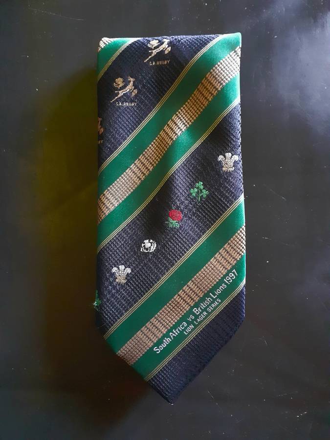 1997 South Africa vs British Lions Official Series Tie
