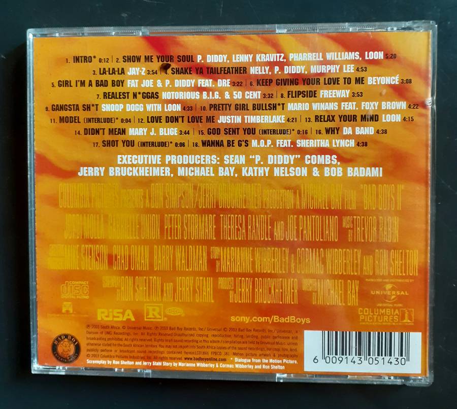 Bad Boys II The Soundtrack (CD)