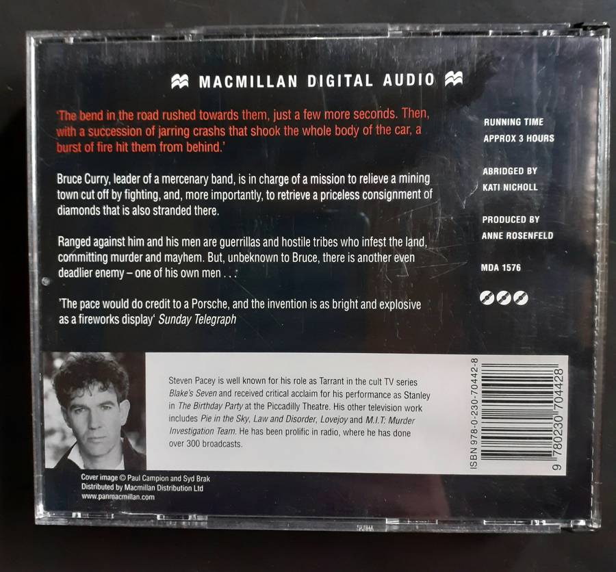 The Dark of The Sun by Wilbur Smith Read by Steven Pacey - Audio Book (3 CD Set)