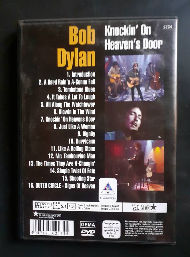 Bob Dylan - Knockin' On Heaven's Door (DVD)