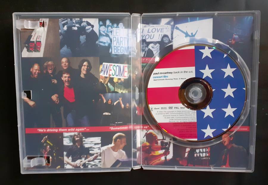 Paul McCartney Back in The US Concert Film (DVD)