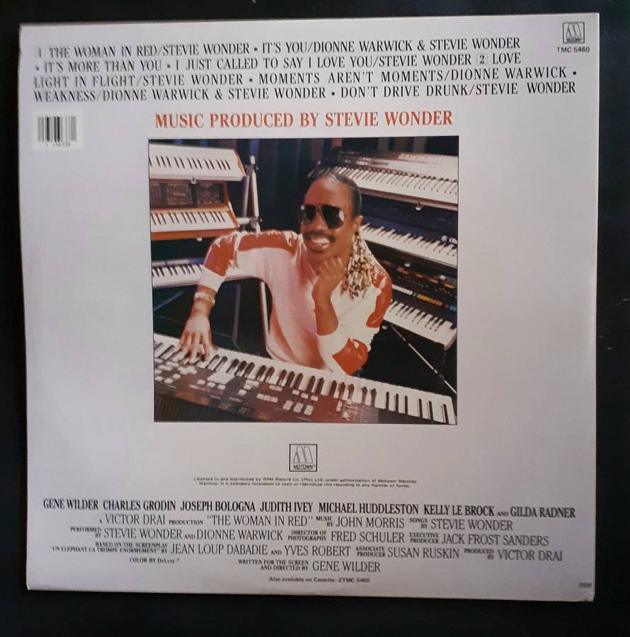 The Woman In Red (Original Motion Picture Soundtrack) LP Vinyl Record