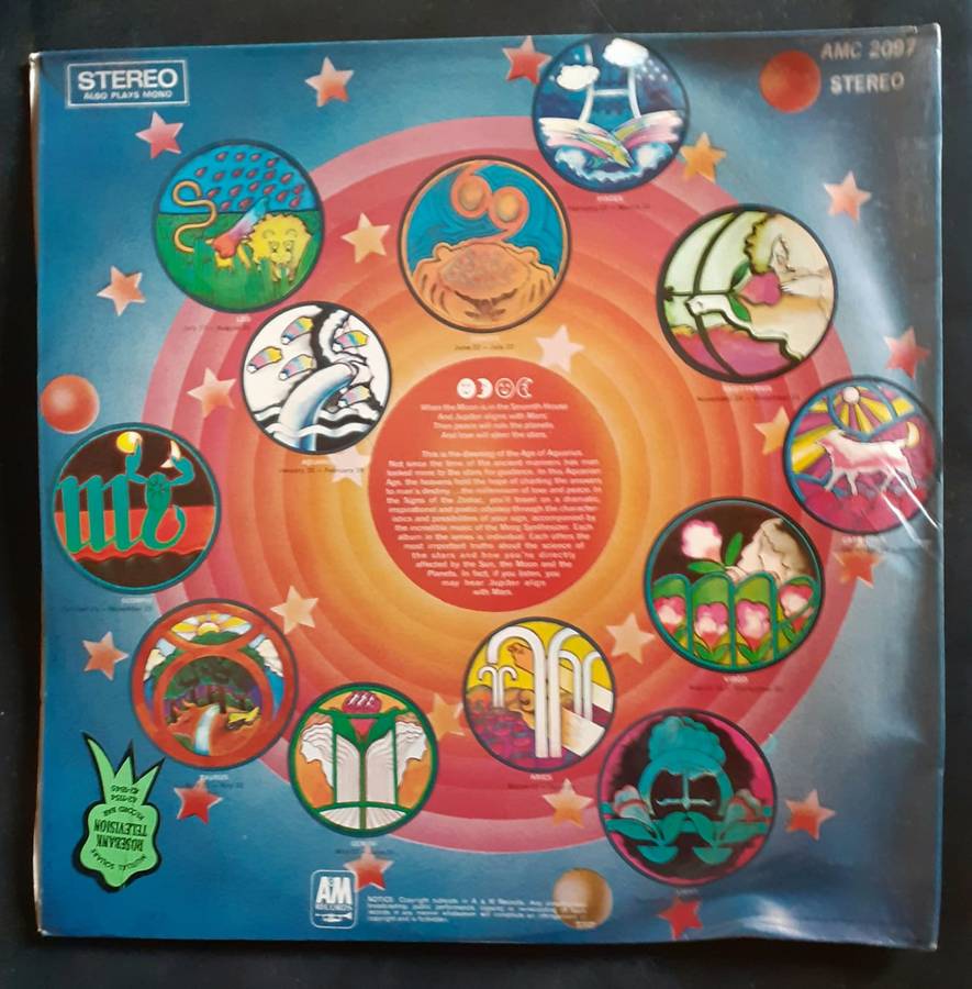 Signs Of The Zodiac - Cancer LP Vinyl Record