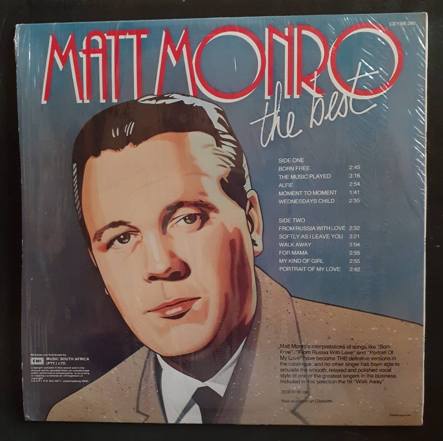 Matt Monro - The Best LP Vinyl Record