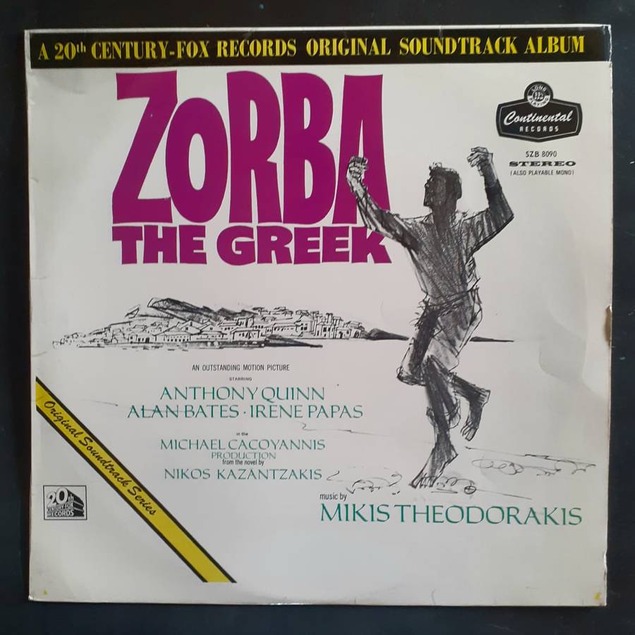 Zorba The Greek (Original Soundtrack) LP Vinyl Record