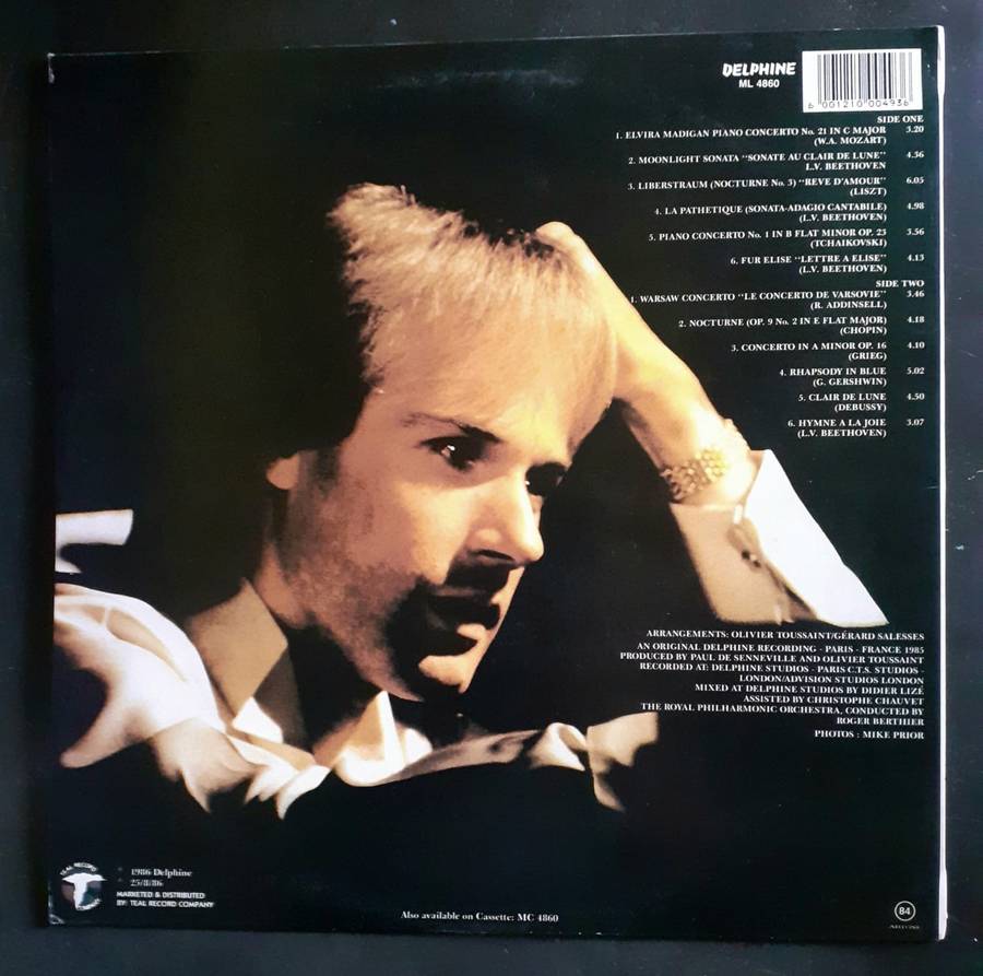 Richard Clayderman - Concerto LP Vinyl Record