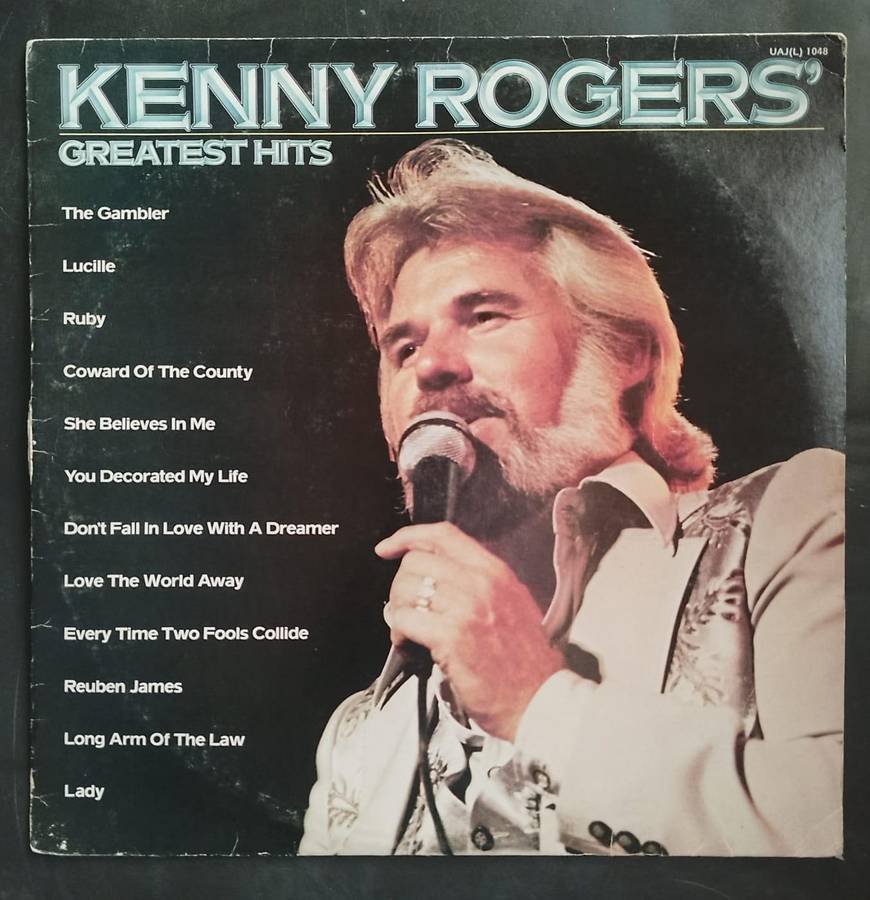 Kenny Rogers Greatest Hits LP Vinyl Record