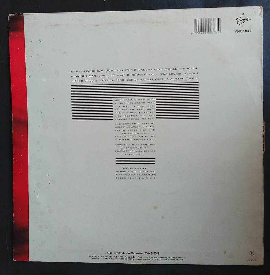 Sandra - Mirrors LP Vinyl Record
