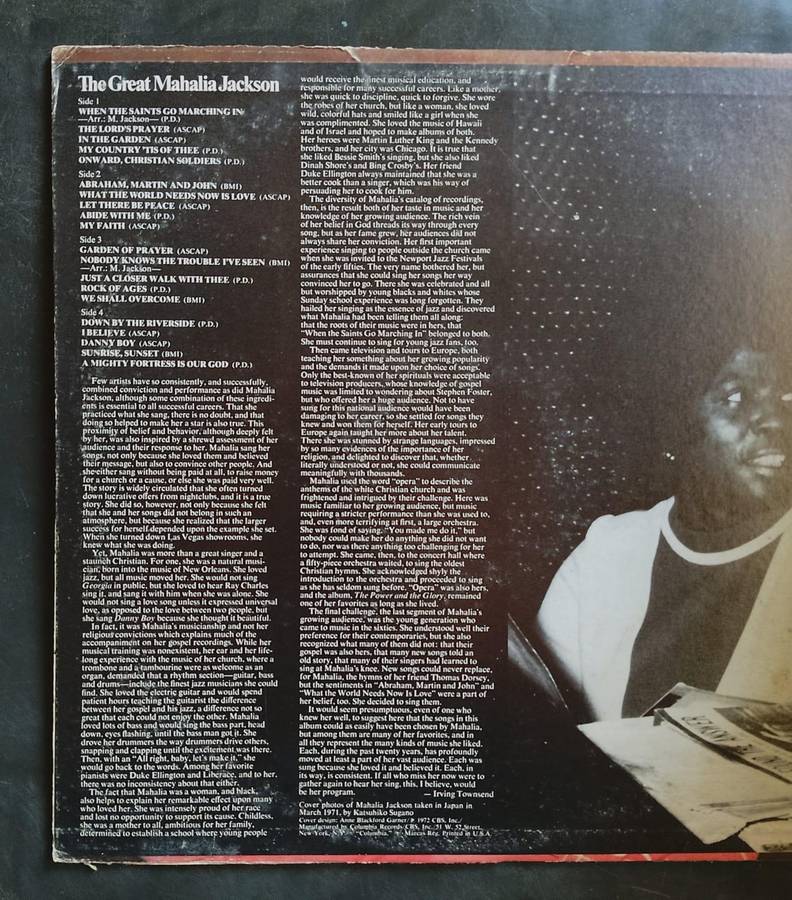Mahalia Jackson - The Great Mahalia Jackson Double LP Vinyl Record Set - USA Pressing