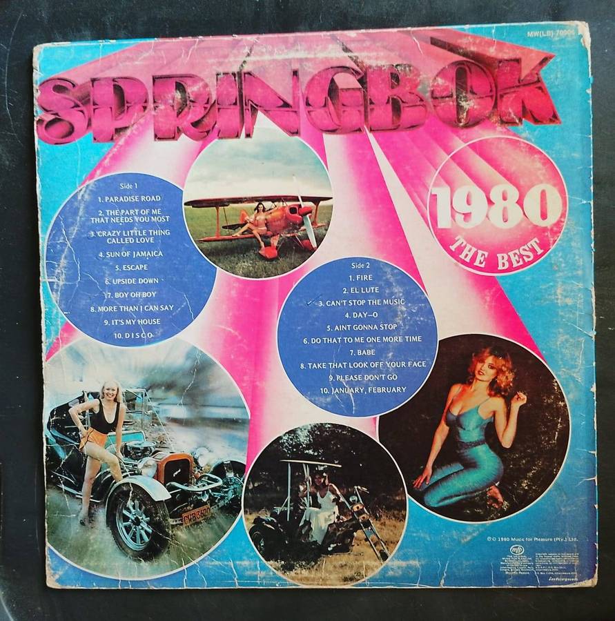 The Best of Springbok Hit Parade 1980 LP Vinyl Record