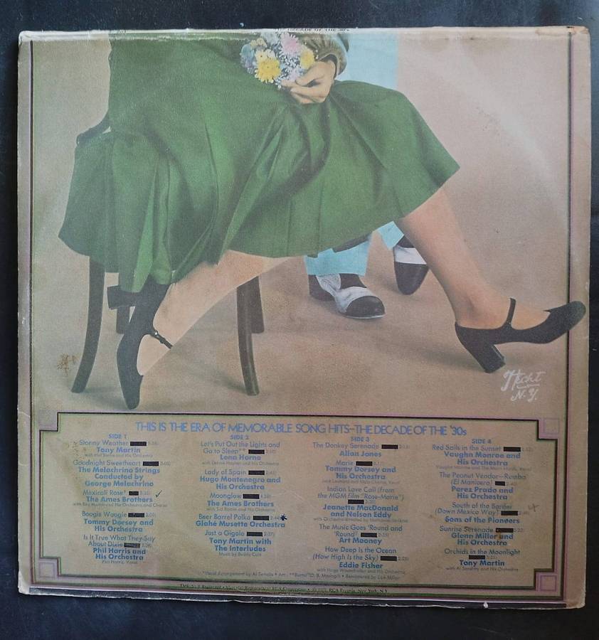 The Decade of The 30s Double LP Vinyl Record Set