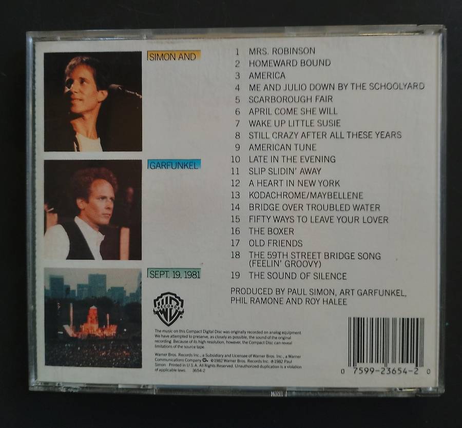Simon and Garfunkel - The Concert in Central Park (CD)
