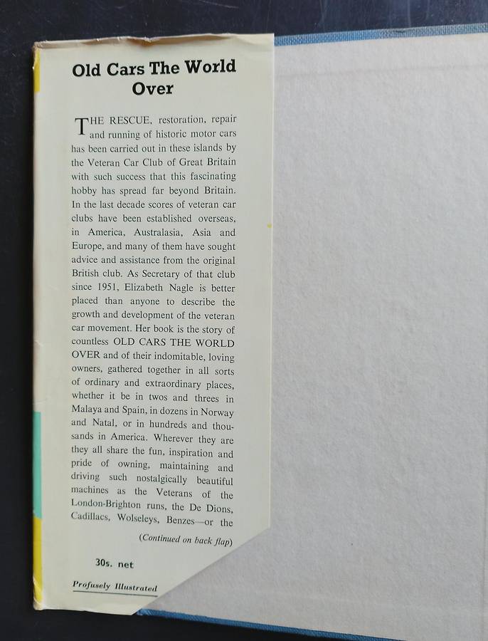 Old Cars The World Over by Elizabeth Nagle (Hardcover)