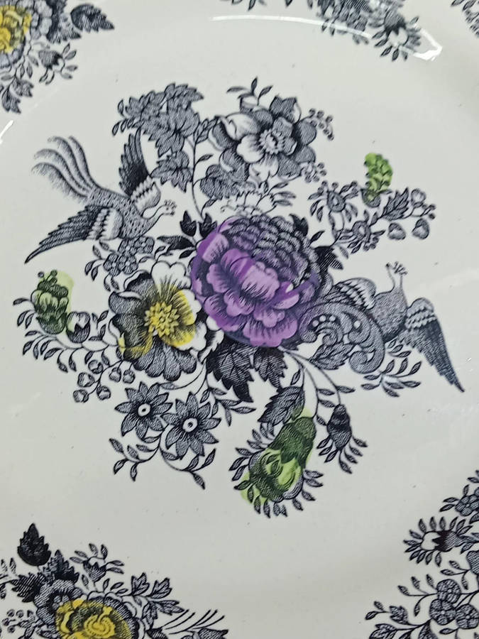 EGERSUND NORWAY BLACK PHEASANT DINNER PLATE
