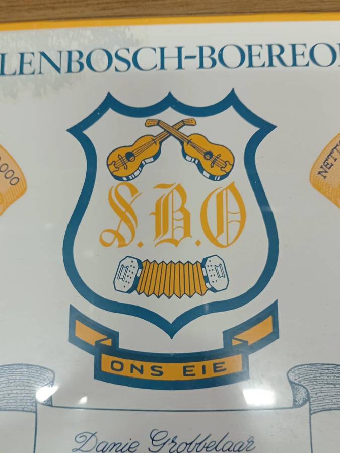 Old tray from Stellenbosch