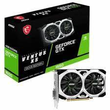 MSI GeForce GTX 1650 D6 VENTUS XS OC 4GB GDDR6 Graphics Card