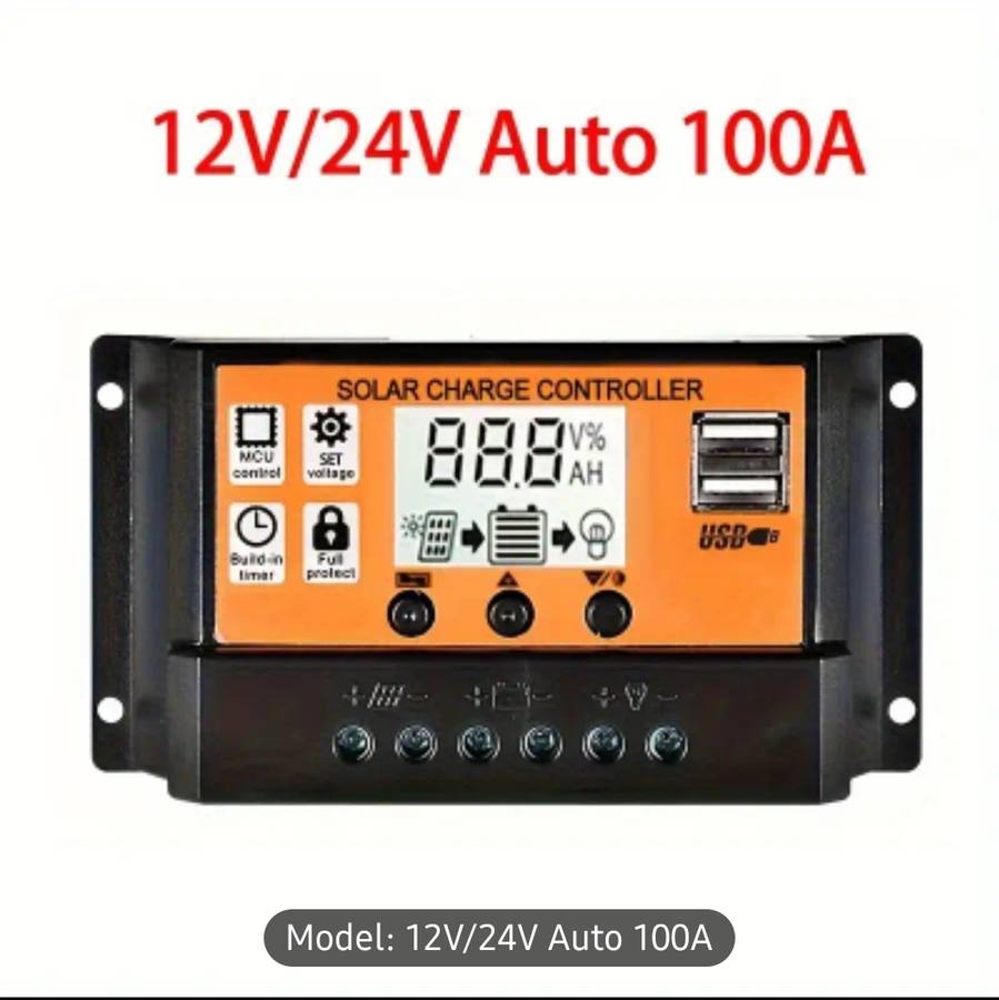 Solar Charge Controller 100A 12V/24V