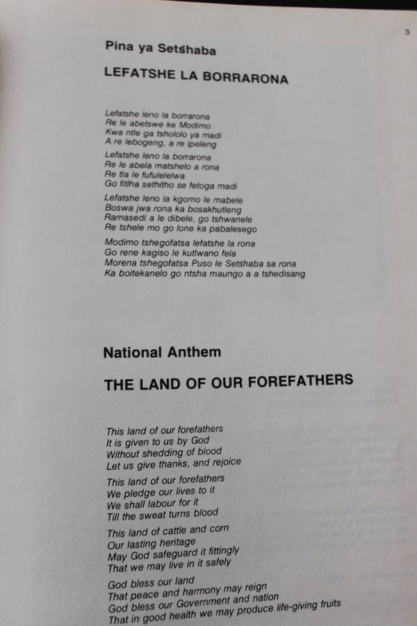BOPHUTHATSWANA AT INDEPENDENCE. Publication of Bureau for Economic Research re Bantu Development.