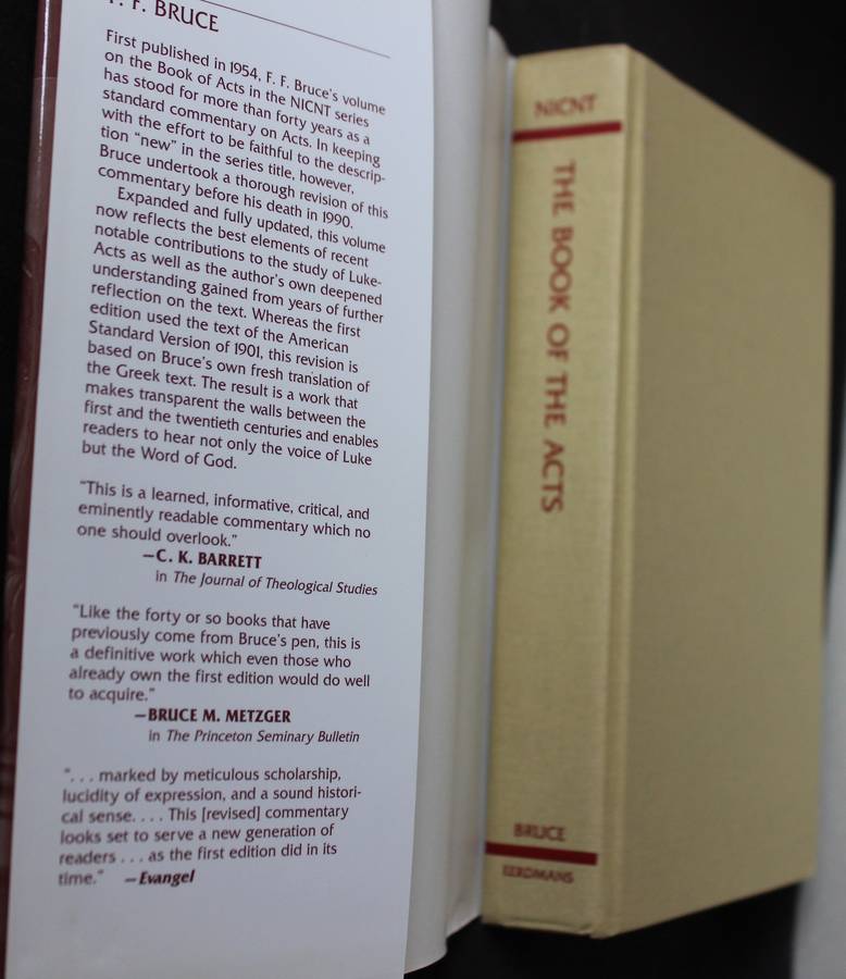 THE BOOK OF THE ACTS. (Revised). F.F. Bruce. (The New International Commentary on the New Testament)