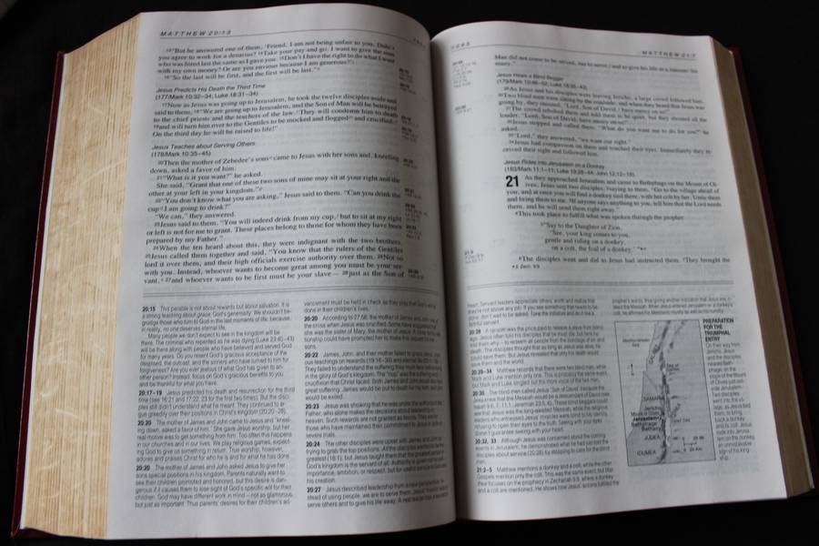 LIFE APPLICATION BIBLE. New International Version.