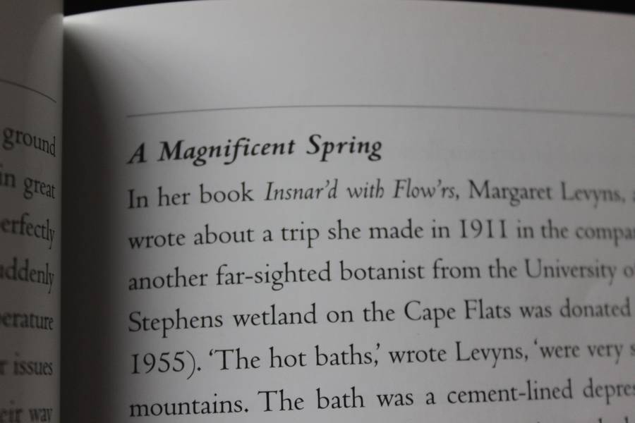 TAKING THE WATERS. Hazel Hall. (The History of The Olifants River Warm Baths, Western Cape)